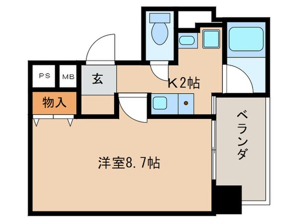 ベル花の木の物件間取画像